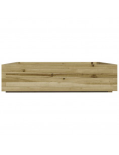Fioriera da Giardino 100x100x26,5 cm Legno di Pino Impregnato 2