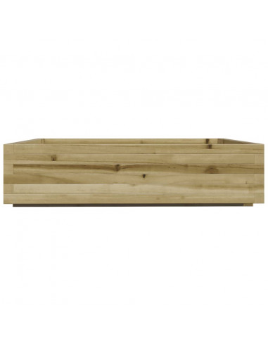 Fioriera da Giardino 100x100x26,5 cm Legno di Pino Impregnato