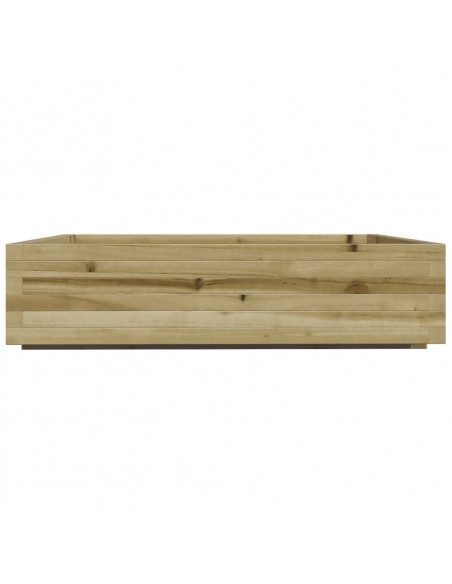 Fioriera da Giardino 100x100x26,5 cm Legno di Pino Impregnato