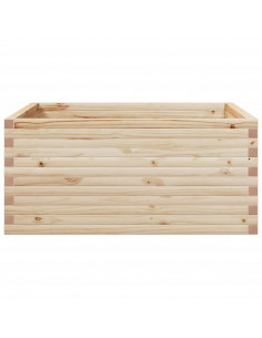 Fioriera da Giardino 100x100x46 cm in Legno Massello di Pino