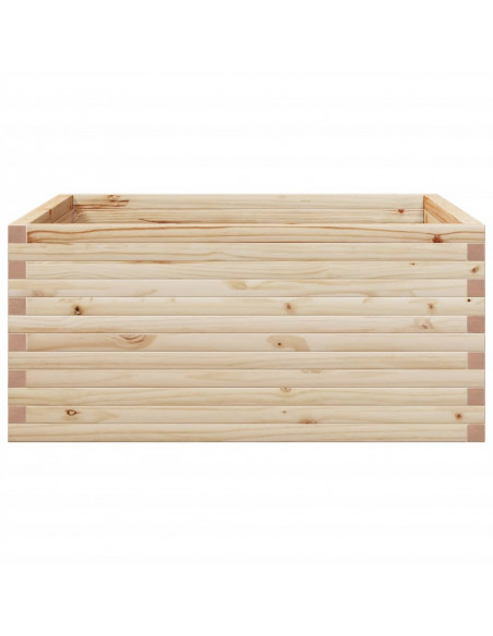 Fioriera da Giardino 100x100x46 cm in Legno Massello di Pino