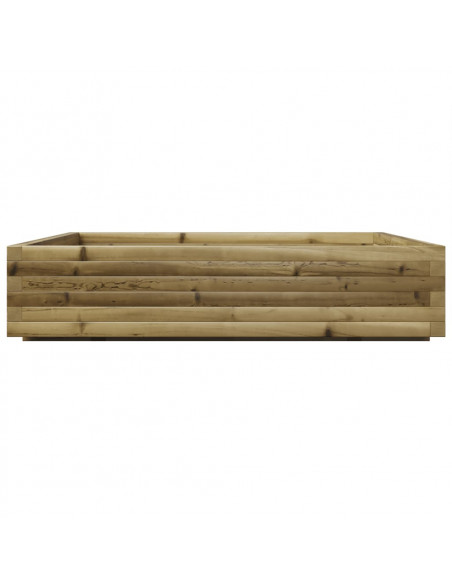 Fioriera da Giardino 110x110x26,5cm in Legno di Pino Impregnato