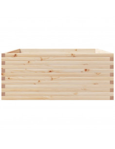 Fioriera da Giardino 110x110x49,5 cm in Legno Massello di Pino