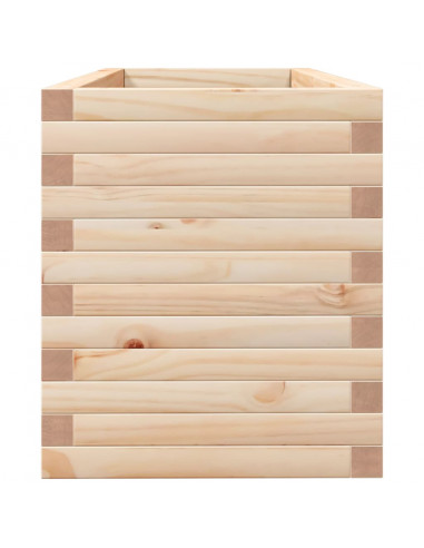 Fioriera da Giardino 110x40x45,5 cm in Legno Massello di Pino