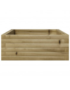 Fioriera da Giardino 110x60x23 cm in Legno di Pino Impregnato 2
