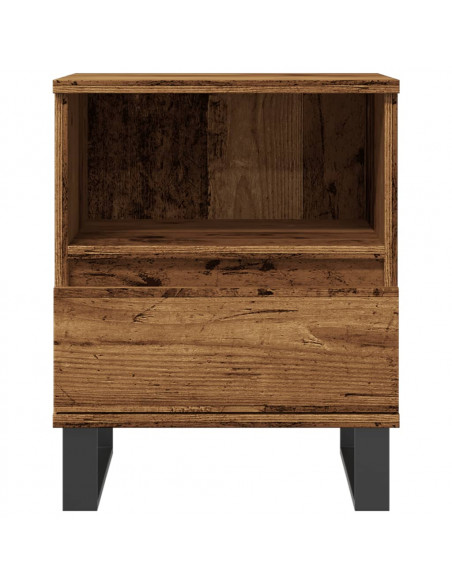 Comodino Legno Antico 40x35x50 cm in Legno Multistrato