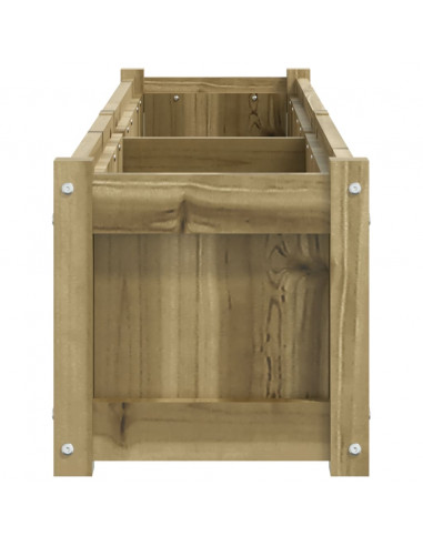 Fioriera da Giardino 150x31x31 cm in Legno di Pino Impregnato