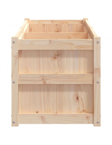 Fioriera da Giardino 150x50x50 cm in Legno Massello di Pino