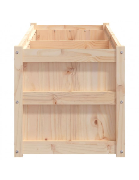 Fioriera da Giardino 150x50x50 cm in Legno Massello di Pino