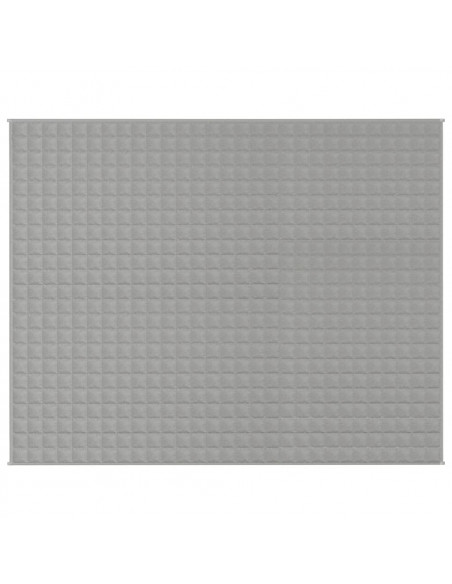 Coperta Ponderata Grigia 235x290 cm 11 kg Tessuto