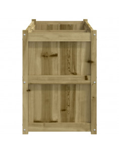 Fioriera da Giardino 150x50x70 cm in Legno di Pino Impregnato 2