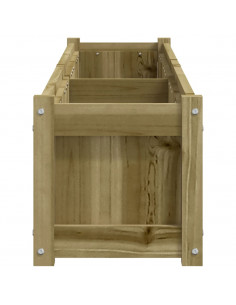 Fioriera da Giardino 180x31x31 cm in Legno di Pino Impregnato 2