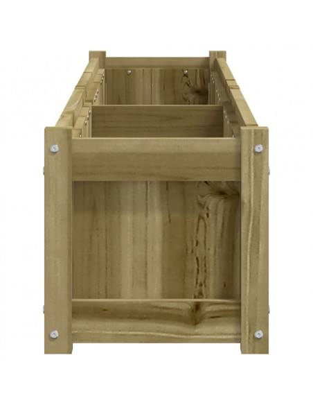 Fioriera da Giardino 180x31x31 cm in Legno di Pino Impregnato