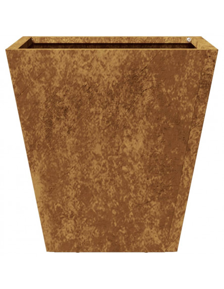 Fioriera da Giardino 30x30x30 cm Acciaio Corten