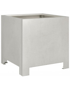 Fioriera da Giardino 30x30x30 cm in Acciaio Inossidabile 2