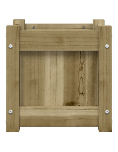 Fioriera da Giardino 31x31x31 cm in Legno di Pino Impregnato