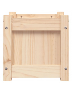 Fioriera da Giardino 31x31x31 cm in Legno Massello di Pino 2