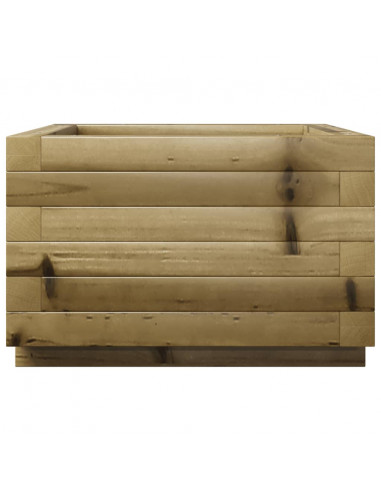 Fioriera da Giardino 40x40x26,5 cm in Legno di Pino Impregnato