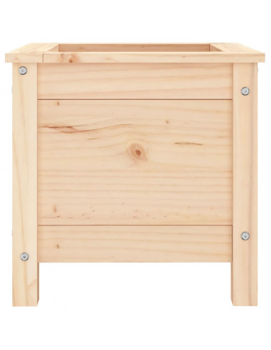 Fioriera da Giardino 40x40x39 cm in Legno Massello di Pino