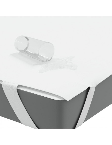 Coprimaterasso Bianco 120x220 cm Impermeabile