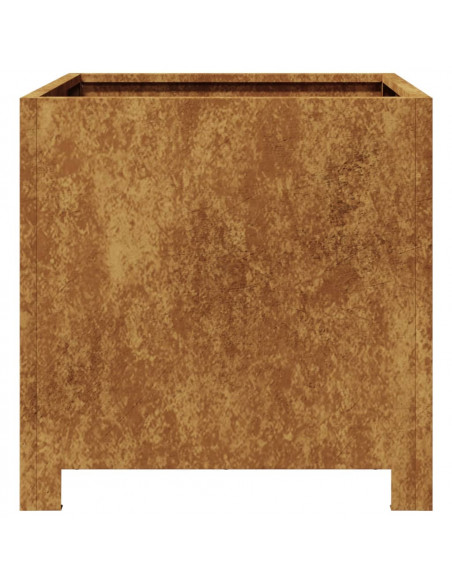 Fioriera da Giardino 40x40x40 cm in Acciaio Corten