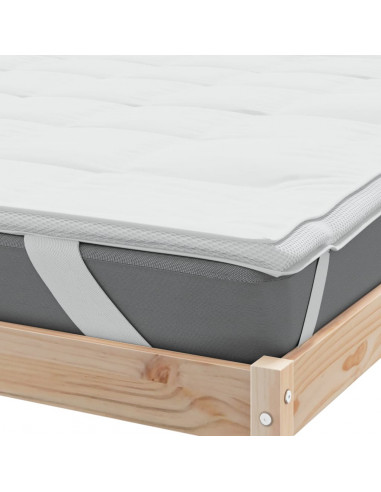 Coprimaterasso Bianco 90x220 cm