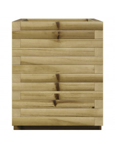 Fioriera da Giardino 40x40x49,5 cm in Legno di Pino Impregnato