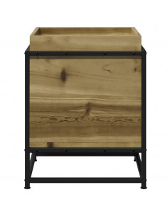 Fioriera da Giardino 40x40x50 cm in Legno di Pino Impregnato