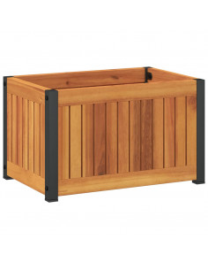 Fioriera da Giardino 45x30x27,5 cm in Legno Massello di Acacia