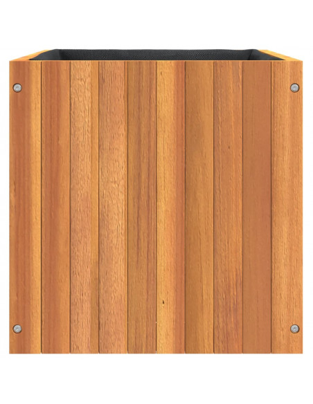 Fioriera da Giardino 45x45x45 cm in Legno Massello di Acacia