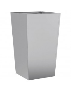 Fioriera da Giardino 45x45x75 cm in Acciaio Zincato