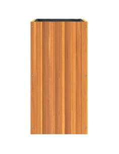 Fioriera da Giardino 45x45x90 cm in Legno Massello di Acacia 2