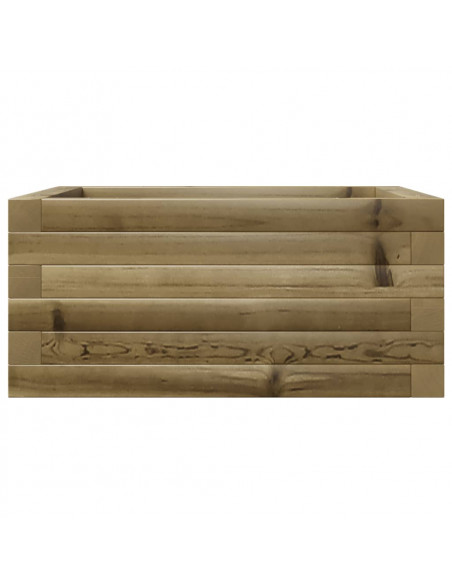 Fioriera da Giardino 50x50x23 cm in Legno di Pino Impregnato