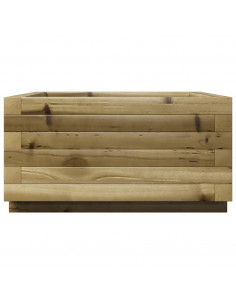 Fioriera da Giardino 50x50x26,5 cm in Legno di Pino Impregnato 2