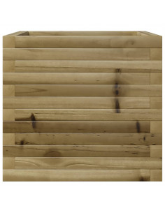 Fioriera da Giardino 50x50x45,5 cm in Legno di Pino Impregnato 2