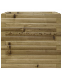 Fioriera da Giardino 50x50x46 cm in Legno di Pino Impregnato 2