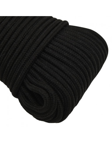 Corda da Lavoro Nera 4 mm 100 m in Poliestere