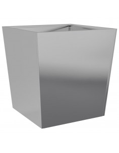 Fioriera da Giardino 50x50x50 cm in Acciaio Zincato 2