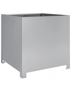 Fioriera da Giardino 50x50x50 cm in Acciaio Zincato 2