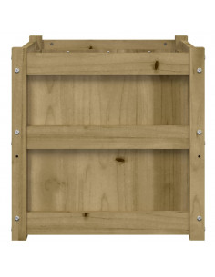 Fioriera da Giardino 50x50x50 cm in Legno di Pino Impregnato 2