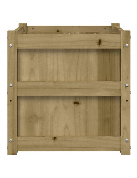 Fioriera da Giardino 50x50x50 cm in Legno di Pino Impregnato
