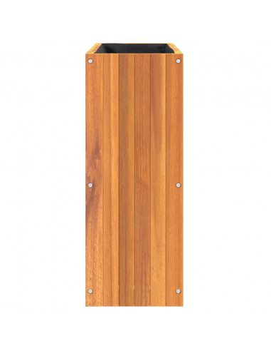 Fioriera da Giardino 59x27,5x70 cm in Legno Massello di Acacia