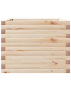 Fioriera da Giardino 60x60x45,5 cm in Legno Massello di Pino