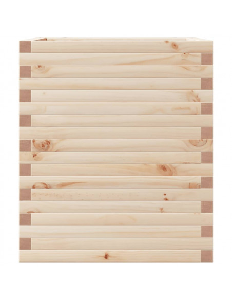Fioriera da Giardino 60x60x68,5 cm in Legno Massello di Pino