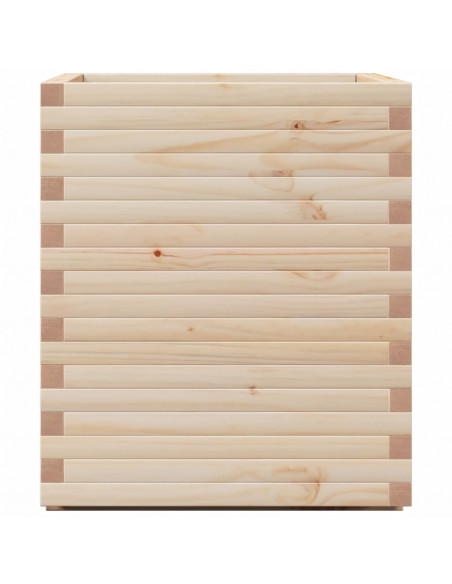 Fioriera da Giardino 60x60x72 cm in Legno Massello di Pino