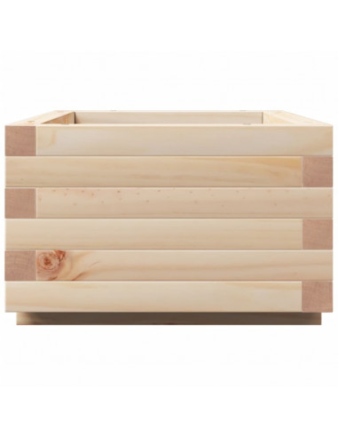 Fioriera da Giardino 70x40x26,5 cm in Legno Massello di Pino