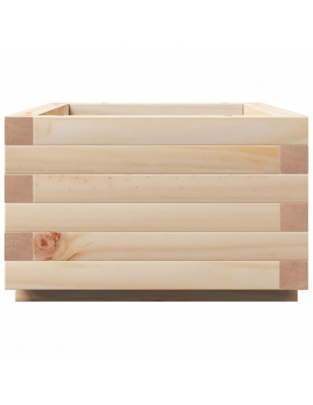 Fioriera da Giardino 70x40x26,5 cm in Legno Massello di Pino