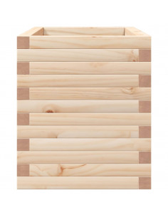Fioriera da Giardino 70x40x45,5 cm in Legno Massello di Pino 2