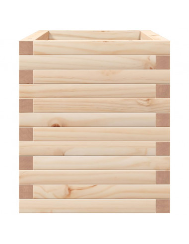 Fioriera da Giardino 70x40x45,5 cm in Legno Massello di Pino