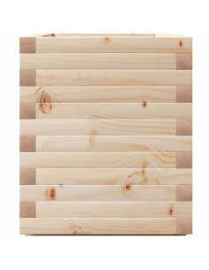 Fioriera da Giardino 70x40x49,5 cm in Legno Massello di Pino